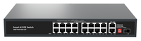 Pabrik OEM/ODM Switch PoE 4/8/16/24 Port Gigabit 10/100/1000Mbps IEEE802.3af/at Daya Maksimum 30W AC 100-240V Jaringan CCTV Ethernet