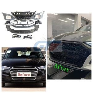 Kits de Carrocería de PP para Audi <span class=keywords><strong>A3</strong></span> 2020-2021 Hatchback y Sedán, Parachoques y Difusor Trasero - Product Image 2