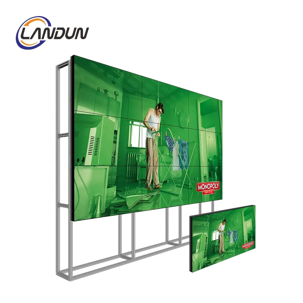 46 Inch Easy Installation Seamless TV Wall 3.5mm 3840*2160 Video Wall Splicing Screen