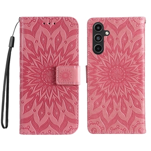 Étui portefeuille en cuir motif Mandala Tournesol pour Samsung Galaxy S26 Plus Edge Ultra A06 A16 A26 A36 A56 <span class=keywords><strong>5G</strong></span> <span class=keywords><strong>Xcover</strong></span> 7 <span class=keywords><strong>5</strong></span> Flip Cover - Product Image 1