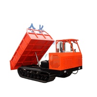 Gasbetrieb ener selbst laden der Diesel kipper Cingolato 5 Tonnen hydraulischer Mini-Benzin-Raupen kipper mit niedrigem Preis
