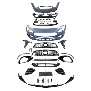 Pare-chocs de voiture chaud matériau PP pour mercedes-benz cla w118 (2020-2021) kit de carrosserie <span class=keywords><strong>AMG45</strong></span> amélioré calandre pare-chocs avant et arrière - Product Image 4