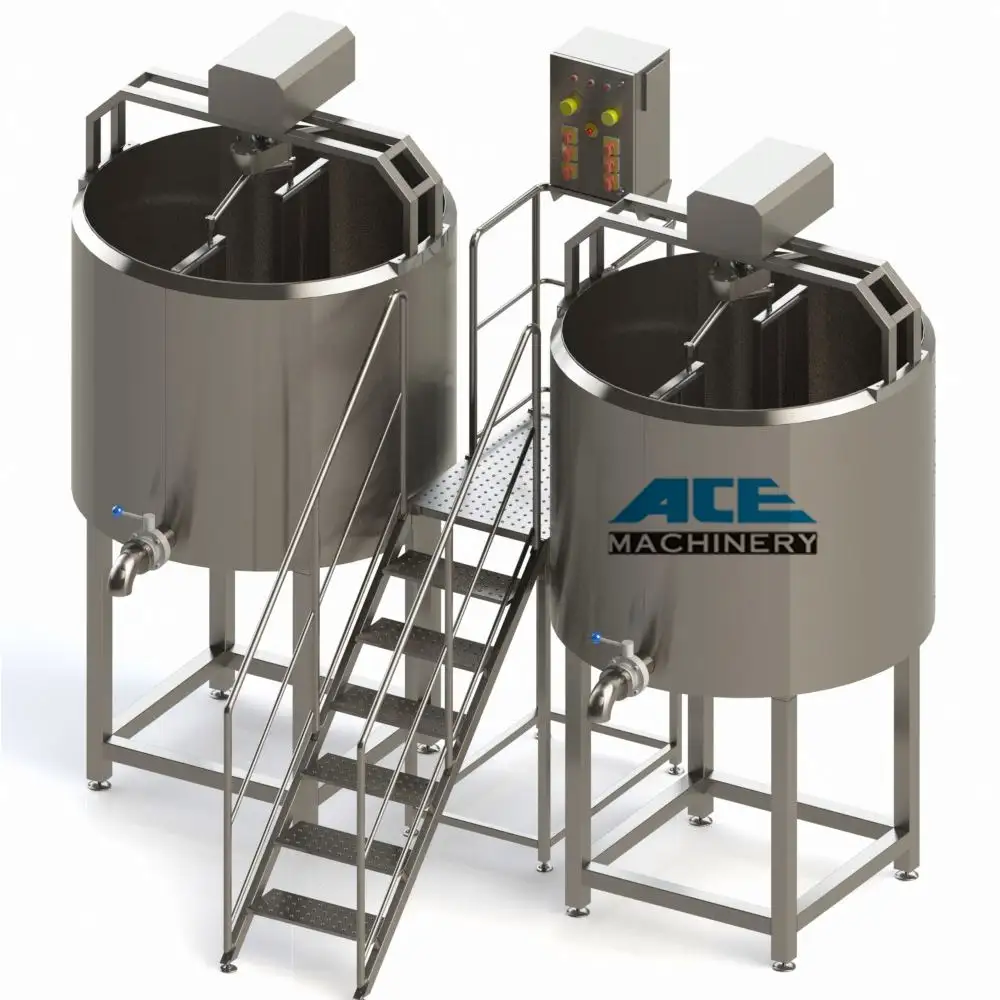 エース500L1000Lステンレス鋼攪拌機ミキサーブレンダー発酵槽乳製品水除去乳製品乾燥チーズバット