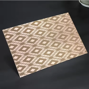 Panel de Acero Inoxidable Grabado con Patrón Personalizado EX663 para Decoración de Interiores, Trabajos Arquitectónicos en Metal - Product Image 4