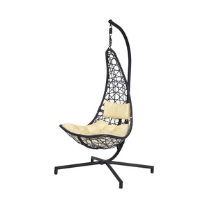 OTA-0002, manifattura mobili da esterno in metallo uovo appeso sedia impilabile in Rattan sedia a dondolo Patio personalizzato - Product Image 2