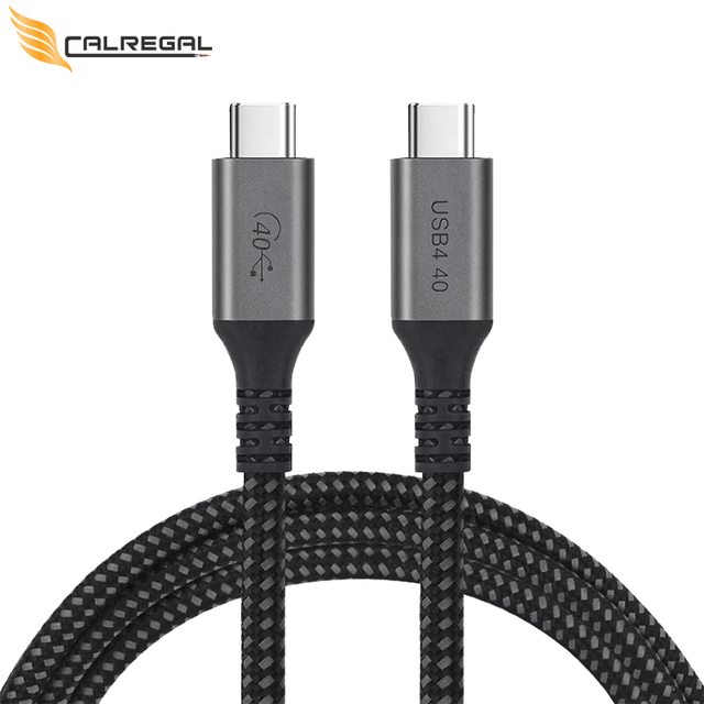 Manufacturer Direct Selling Nylon Braided Fast Charging PD 240w 40Gbps Power Bank Iphone Type C Usb Data Cable