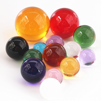 Usine nouveau Design rouge jaune bleu noir violet marron vert solide perles de verre rondes de haute qualité
