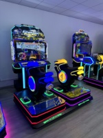 Châssis d'équipement de jeu vidéo grand format pour machine de course de moto à monnayeur, durable et robuste