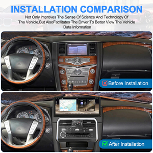 Radio para Auto Navihua con Nuevo Diseño de 17 Pulgadas, Android, GPS, Navegación, Multimedia, Carplay, Unidad de Autoestéreo para <span class=keywords><strong>Nissan</strong></span> Patrol Y62 <span class=keywords><strong>2010</strong></span>-2020 - Product Image 4