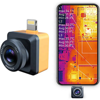 Caméra thermique industrielle T2S Pro avec mesure de température infrarouge par prise téléphonique et détection de circuits à haute température