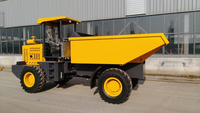 Camions à benne basculante hydraulique Site 9 tonnes Dumper Diesel 4X4 Mini camions à roues ATV Dumper camion à benne basculante avec auto-chargement approuvé CE