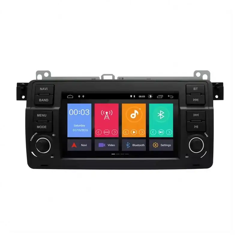 Diretamente do fabricante, é adequado para rádio automotivo com microfone embutido Carplay para Bmw E46 Android