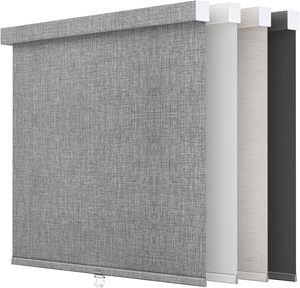 Persianas Enrollables Eléctricas Negras de Alta Gama con Control Inteligente Integrado, Protección UV, Colores Personalizables, para Ventanas Francesas, Uso Diario - Product Image 1