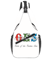 Nouveau Sac Messager Unisexe Personnalisé Chi Eta Phi Sisters Sorority, Design Perles et Lettres Grecques, Sac de Poitrine pour Voyage et Activités de Plein Air