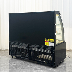 Hiện đại tầng thường vụ thực phẩm bán lẻ Máy làm lạnh thẳng đứng tủ lạnh cổ điển bánh hiển thị trường hợp cho quán cà phê bánh và khách sạn dịch vụ thực phẩm - Product Image 4