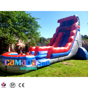 Customized <strong>Giant</strong> Commercial PVC <strong>Inflatable</strong> Water Slide Swimming <strong>Pool</strong> for Home School Outdoor Use Cheap Party Size for Adults