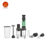 Mixeur Plongeant Électrique 800W 1,5L - Silencieux, Vitesse Variable, Préparateur de Smoothies Automatique, 2 Vitesses, Boîtier en Plastique Anti-Fuite, Idéal Hôtellerie