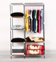 Armoire pliable en tissu Non tissé, assemblage simple, rangement d'armoire portable
