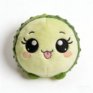 Peluche de melón con espinas personalizado, peluche de kiwano, juguete de peluche de fruta con púas, muñeco de melón exótico - Product Image 3
