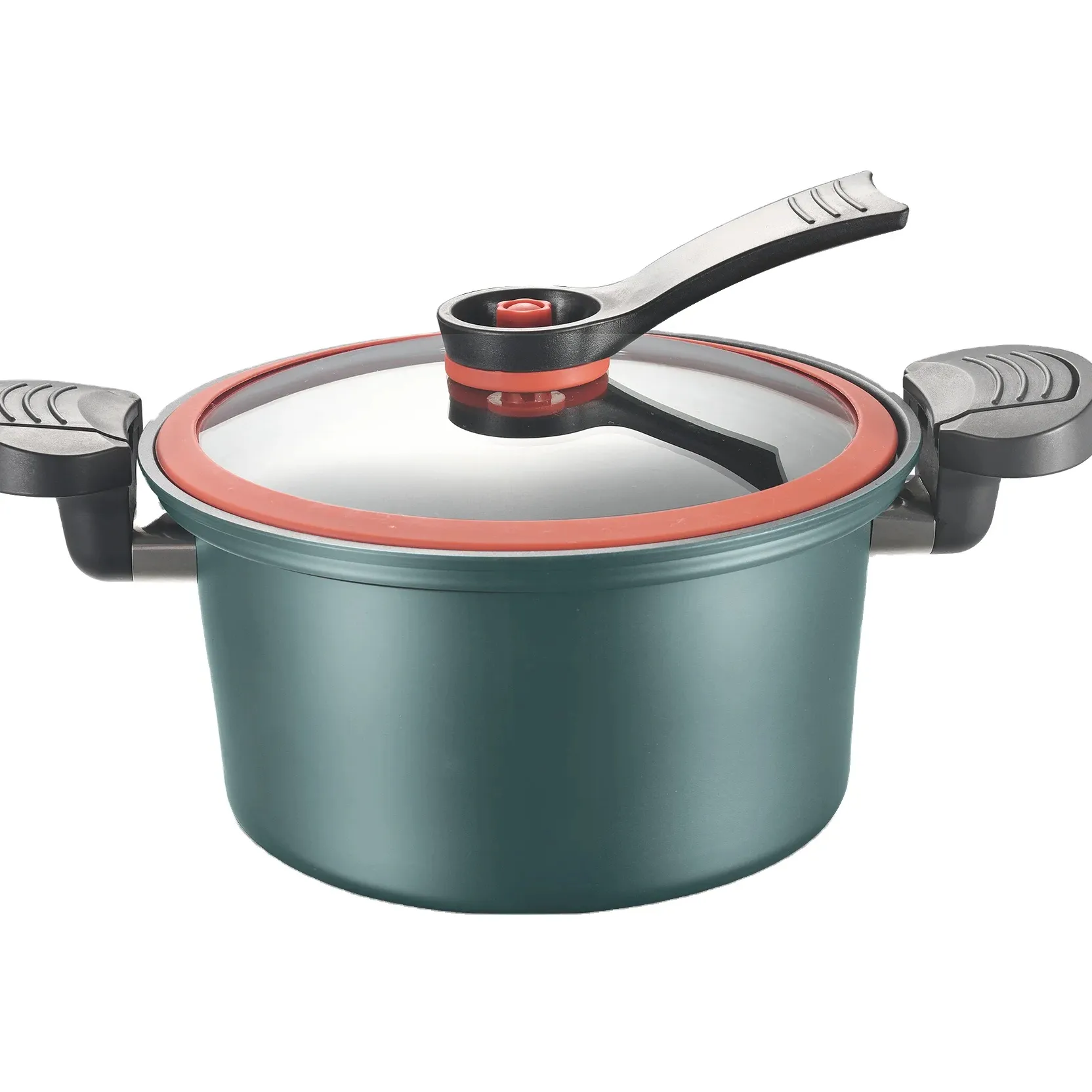 2024 New Micro Pressure Cooker Household Non-stick Soup Pots Carbon Steel Stew Pot Low Pressure Cooker