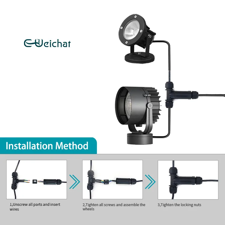 Vendita calda 5pin T tipo 1 In 2 Out professionale Led esterno connettore cavo impermeabile