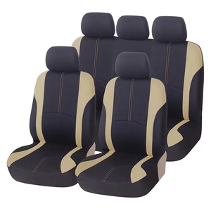 Housse de siège de voiture universelle en tissu LC, ensemble complet pour 5 ou <span class=keywords><strong>7</strong></span> <span class=keywords><strong>places</strong></span>, protection de siège automobile pour voitures, SUV, accessoires intérieurs - Product Image 2