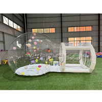 Ballons pour enfants Fun House Clear Gonflable Crystal Igloo Dome Tent Transparent Gonflable Bulle Ballons Maison Pour Fête