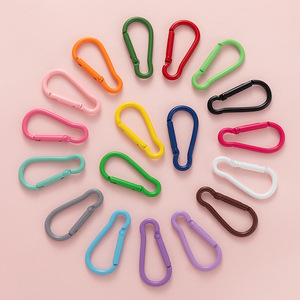 Colorful <b>Paint</b> Gourd-shaped Keychain Mountaineering Buckle Aluminum Alloy Keychain for Keychain Pendant Accessory - Product Image 2