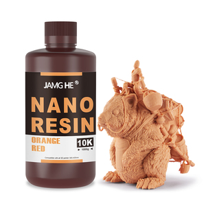 JamgHe Cire rouge orange 405 nm 1kg Nano <span class=keywords><strong>résine</strong></span> facile à mouler <span class=keywords><strong>résine</strong></span> moulable pour <span class=keywords><strong>imprimante</strong></span> <span class=keywords><strong>3D</strong></span> DLP LCD polymère bon marché - Product Image 2