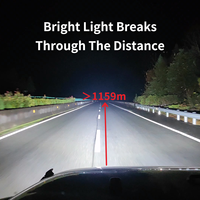 Ferei Nueva Luz de Conducción LED Súper Brillante, Temperatura de Color Dual, Resistente al Agua IPX8, Interruptor Remoto Inalámbrico, 56000 Lúmenes, Universal