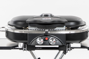 CE AGA Portable Metal Folding BBQ Grill with Trolley 2-Burner Propane Gas Outdoor <strong>Barbecue</strong> for Camping - Product Image 6