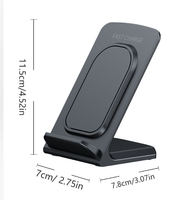 Support de chargeur sans fil 15W personnalisé avec logo, support de téléphone, chargeur sans fil rapide 15W, prix d'usine
