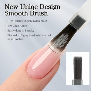 Gel de renforcement des ongles en caoutchouc 15ml Transparent – Constructeur en bouteille pour épaississement et extension des ongles – Gel-colle dur pour structure - Product Image 4