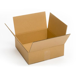 Reciclado de cartón corrugado pared única estándar caja plana con C flauta papel corrugado camisa caja de embalaje - Product Image 1