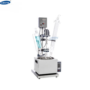 2l Laboratoriumdestillatie Roeren Water Olie Bad Roeren Elektrische Verwarming Reactor Glazen Reactor - Product Image 2