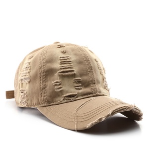 Custom Sporty Jersey Ripped Denim Baseball Caps-Authentic Vintage Style Breathable Cotton & Distressed Patterns - Product Image 6