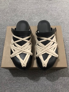 Vente en gros d'usine de pantoufles de créateurs de haute qualité, élégantes et adaptées aux hommes et aux femmes, sandales décontractées et respirantes - Product Image 6