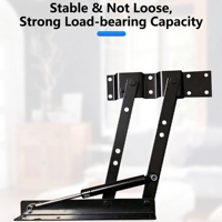 Mécanisme de table basse à levage pneumatique, support pliable réglable en hauteur pour meubles, quincaillerie robuste