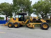Niveleuse à moteur CAT 140H d'occasion, niveleuse routière Caterpillar 140H d'origine, bon état de fonctionnement pour la construction routière