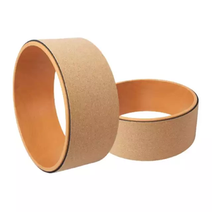 Tianlei Nhà Sản Xuất Nhà Máy Tùy Chỉnh Nút Chai Yoga Mat Dây Đeo Bánh Xe Khối Yoga Mat Set, Yoga Bánh Xe Gỗ Nút Chai, Yoga Bánh Xe Nút Chai - Product Image 5