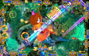 เครื่องเกมตกปลา Ocean King 3 <span class=keywords><strong>Monster</strong></span> Awaken Tiger <span class=keywords><strong>Strike</strong></span> Leopard ตู้โลหะ รุ่น CD-006-103 ปลั๊กแบบ US ปรับแต่งได้ - Product Image 3