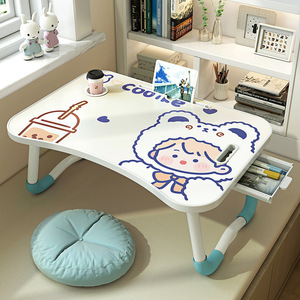 Đa chức năng có thể gập lại máy tính xách tay bàn di động nghiên cứu bằng văn bản bảng với cup chủ điện thoại khe cắm cho trẻ em 'giường hoặc nhà văn phòng sử dụng - Product Image 6