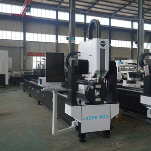 Machine de découpe laser à fibre CNC pour tubes coniques et tubes ronds à tête rotative 1500W/3000W, compatible AI/<span class=keywords><strong>PLT</strong></span>, pour le traitement des métaux - Product Image 3