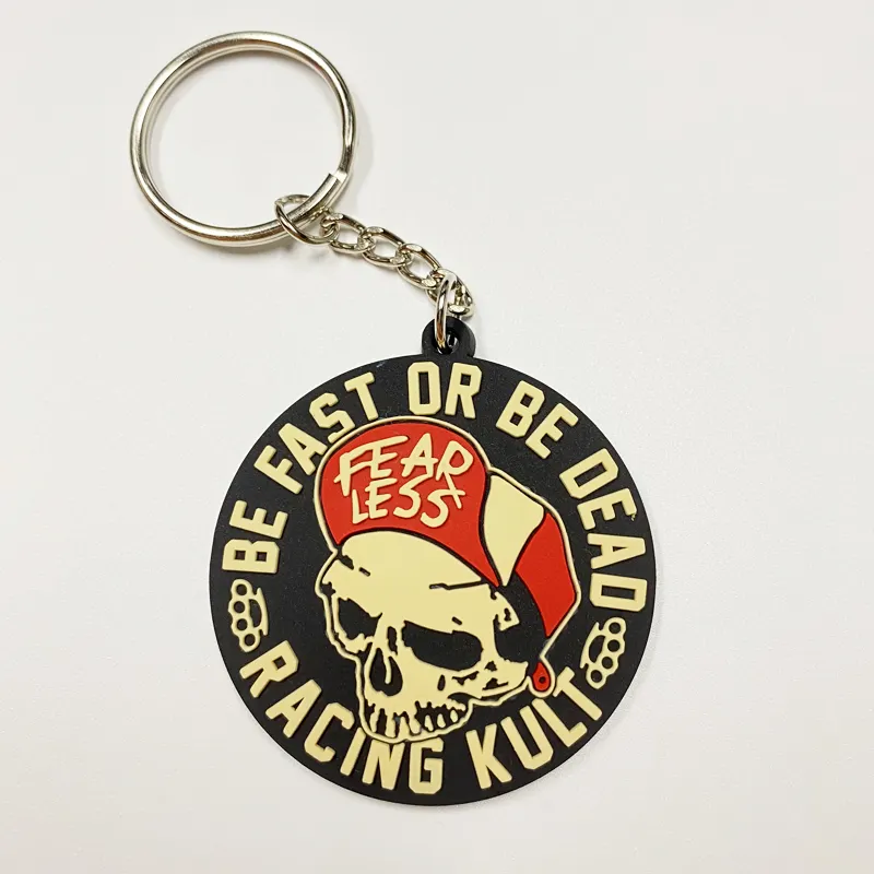 Customized Keyring Embossed Custom Keyring Soft Rubber Key Chain Manufacturer Metal Customized Sport Keyring Holder Shaped Key Ring