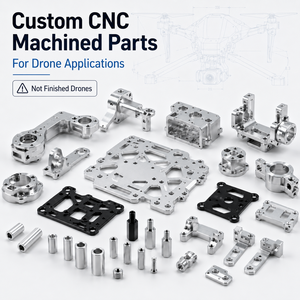 CNC Turning Parts Steel CNC Machining Turning Service Stainless Steel <b>Drone</b> Machined Parts - Product Image 2