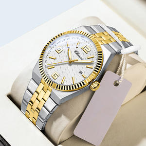 Montre Fabricant Personnalisé en Vrac Pas Cher Cadran Vert Montre pour Hommes avec Logo - Product Image 3