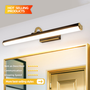 Applique murale moderne de luxe en fer avec éclairage frontal LED pour coiffeuse et salle de bain, fixation murale, garantie 3 ans - Product Image 2