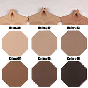 URCHOICE Cosplay <span class=keywords><strong>Homme</strong></span> Costume <span class=keywords><strong>Faux</strong></span> <span class=keywords><strong>Ventre</strong></span> Muscle Hommes Poitrine Crossdresser Réaliste Silicone Artificielle Simulation Muscle - Product Image 3