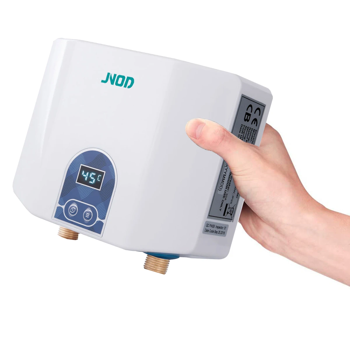 Scaldabagno Istantaneo Elettrico 3KW | Senza Serbatoio, A Parete | Regolazione Temperatura 30-55°C Con Telecomando - Foto 11