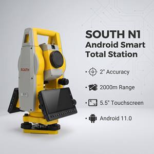 เครื่องมือวัด South N1 แบบ Total Station ไม่ต้องใช้กระจกสะท้อน ความแม่นยำ 2 นิ้ว ราคาประหยัด ความแม่นยำสูง ระบบ Android - Product Image 4